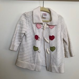 Gymboree heart sweater